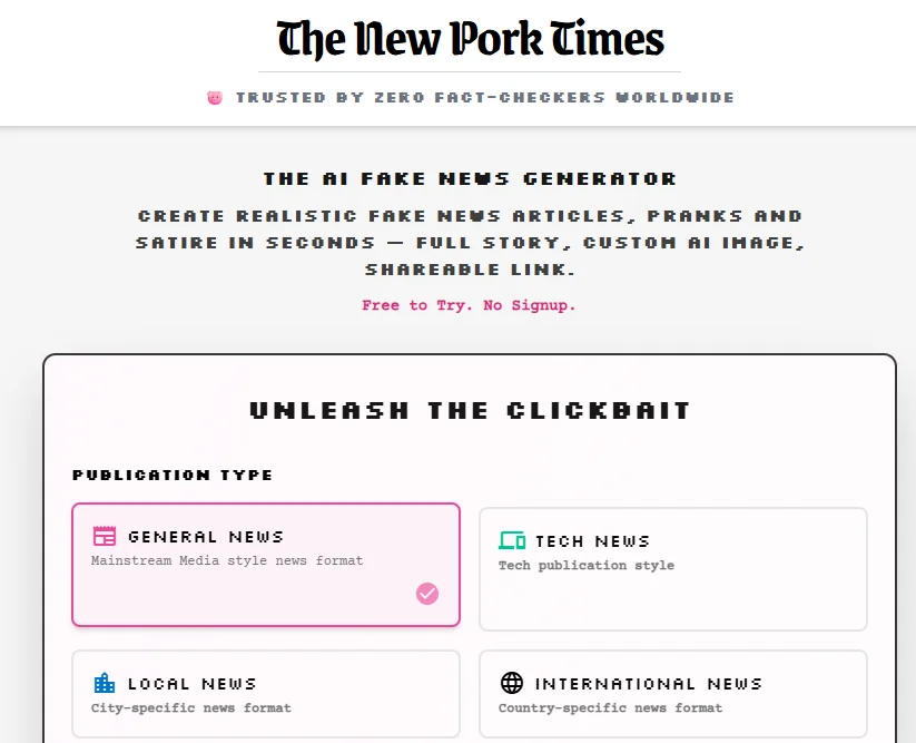 The-New-Pork-Times-Fake-News-Generator-Prank-Article-Maker
