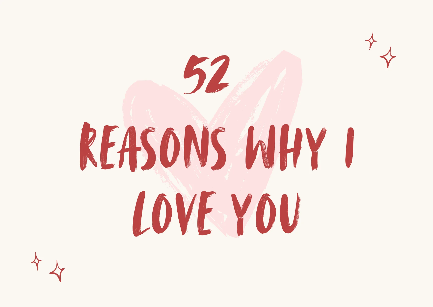reasons why i love you list