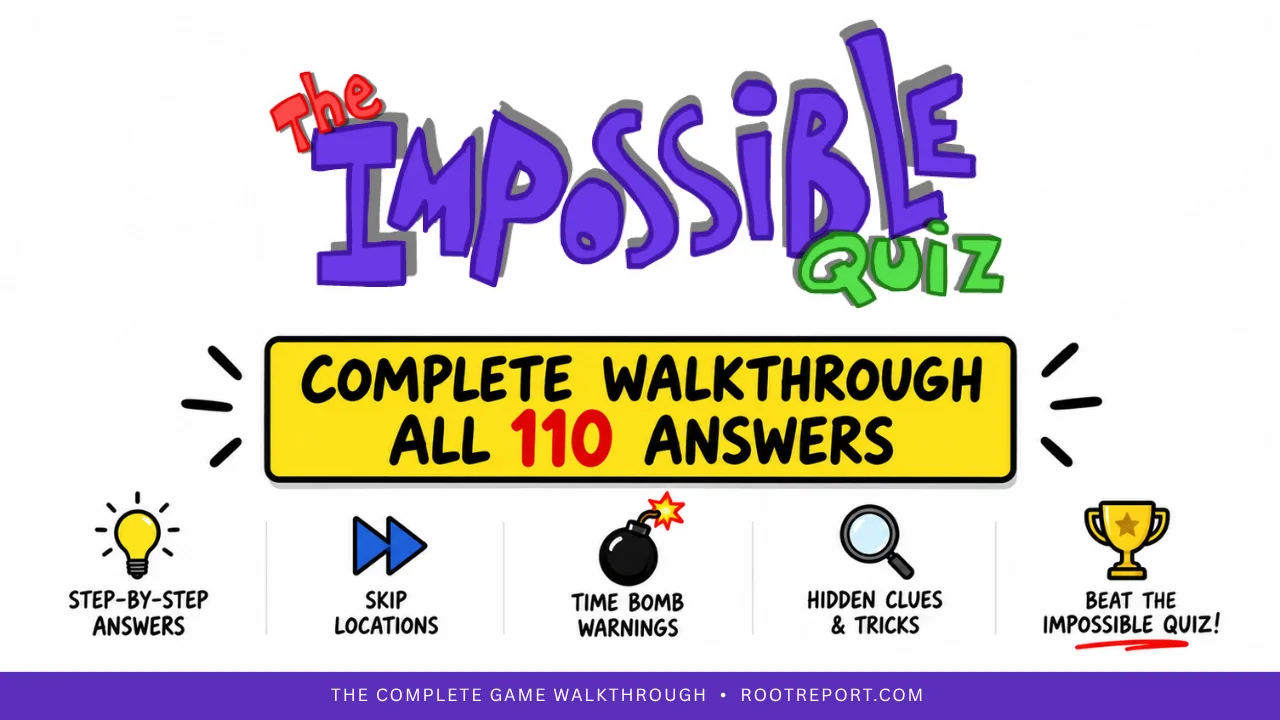 the impossible quiz complete walkthrough