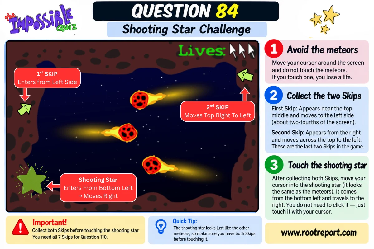 impossible quiz question 84 answer complete walkthrough